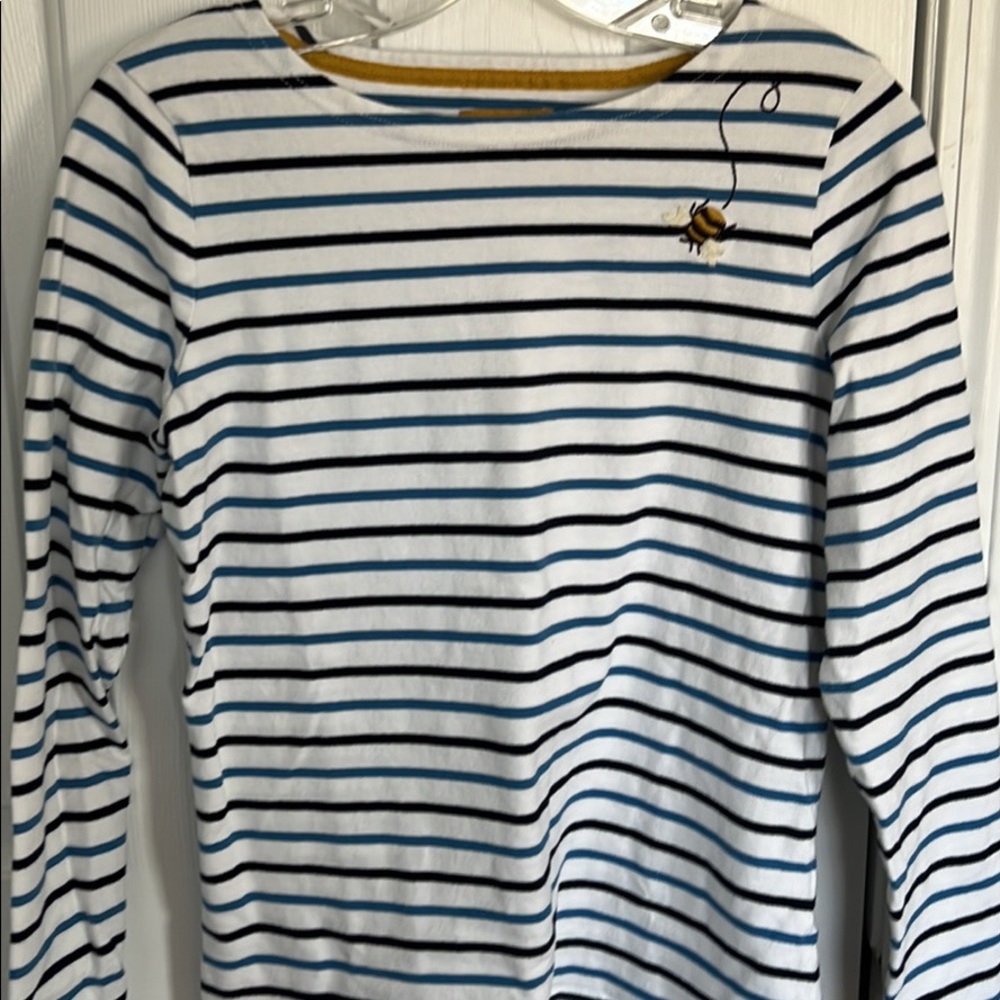 Joules size 6 bee long sleeve tee